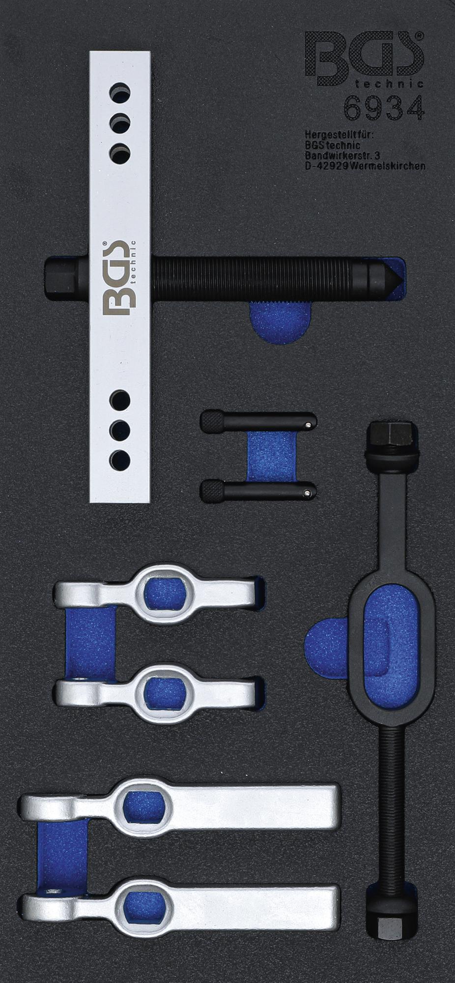 AIR CONDITIONER PULLEY & CLUTCH PULLER SET | 9-PCS. (6934)