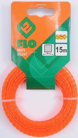 GRASS TRIMMER LINE 1.6MMX15M SILENT (89478)