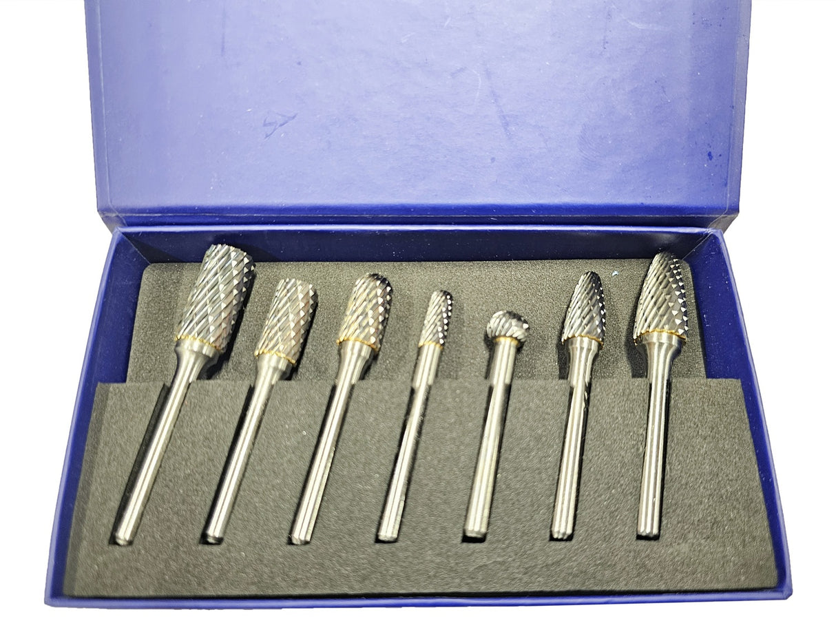 TUNGSTEN CARBIDE DIAMOND BURR SET | 6 MM | 7 PCS. (SK8697)