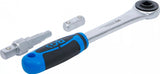 PUSH-THROUGH RATCHET WITH ADAPTOR AND STEP WRENCH | INTERNAL SQUARE 12.5 MM (1/2") (314)