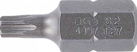 Ruuvikärki | pituus 30 mm | 10 mm (3/8") halkaisija | T-Star (Torx) T27 (4867)