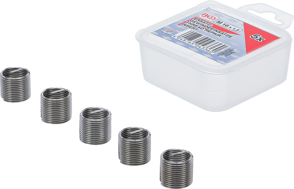 REPLACEMENT THREAD INSERTS | M16 X 1.5 MM | 5 PCS. (9432-1)