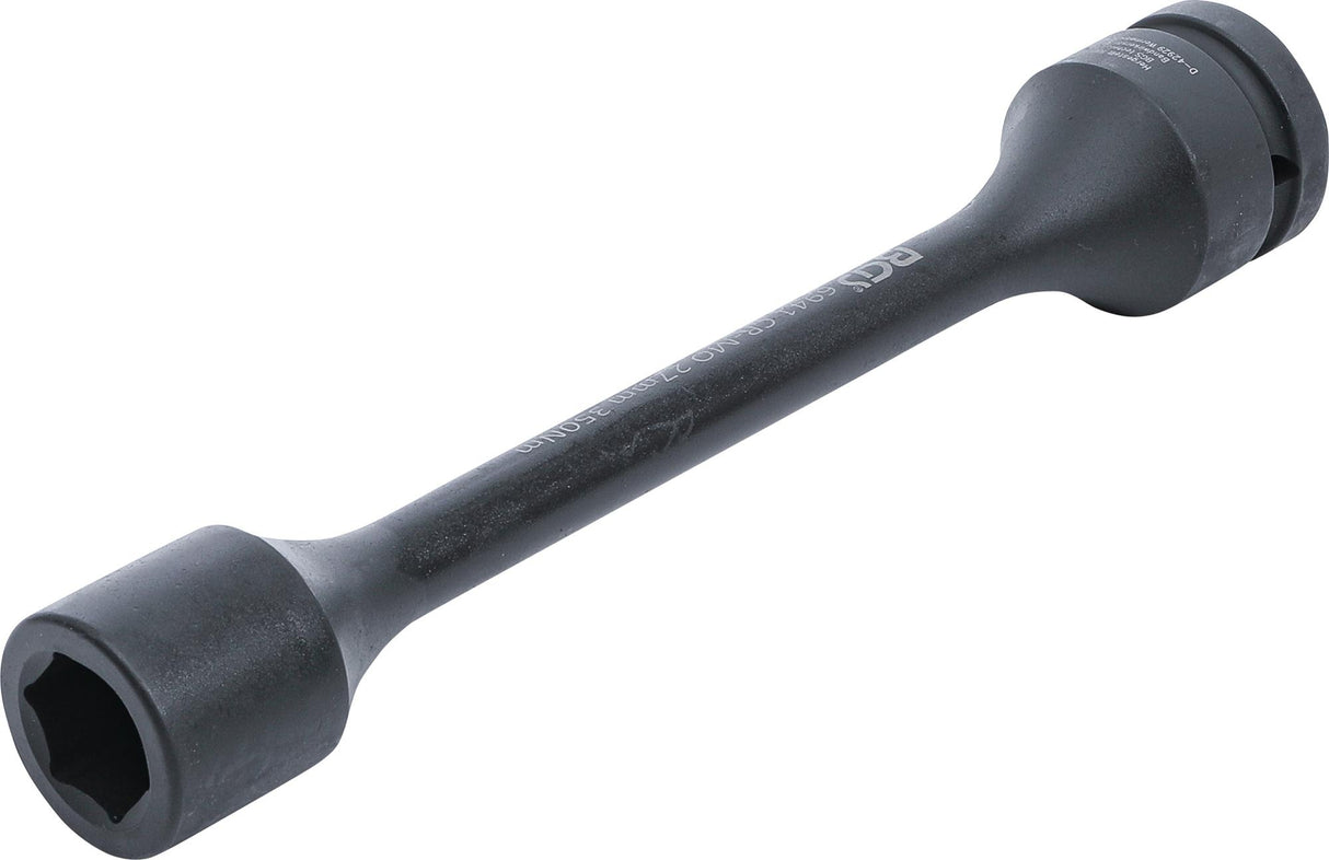 TORSION IMPACT SOCKET, HEXAGON | 25 MM (1") DRIVE | 27 MM | 350 NM (6941)