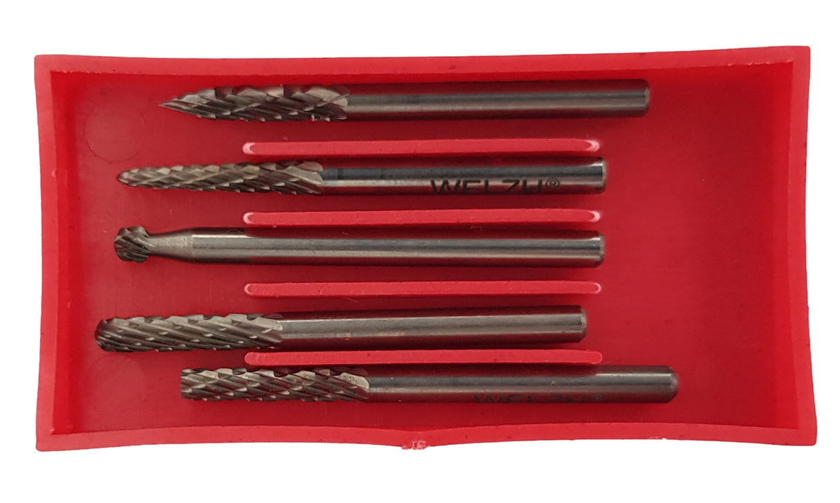TUNGSTEN CARBIDE BURR SET | TUNGSTEN CARBIDE | 5 PCS. (CB5M)