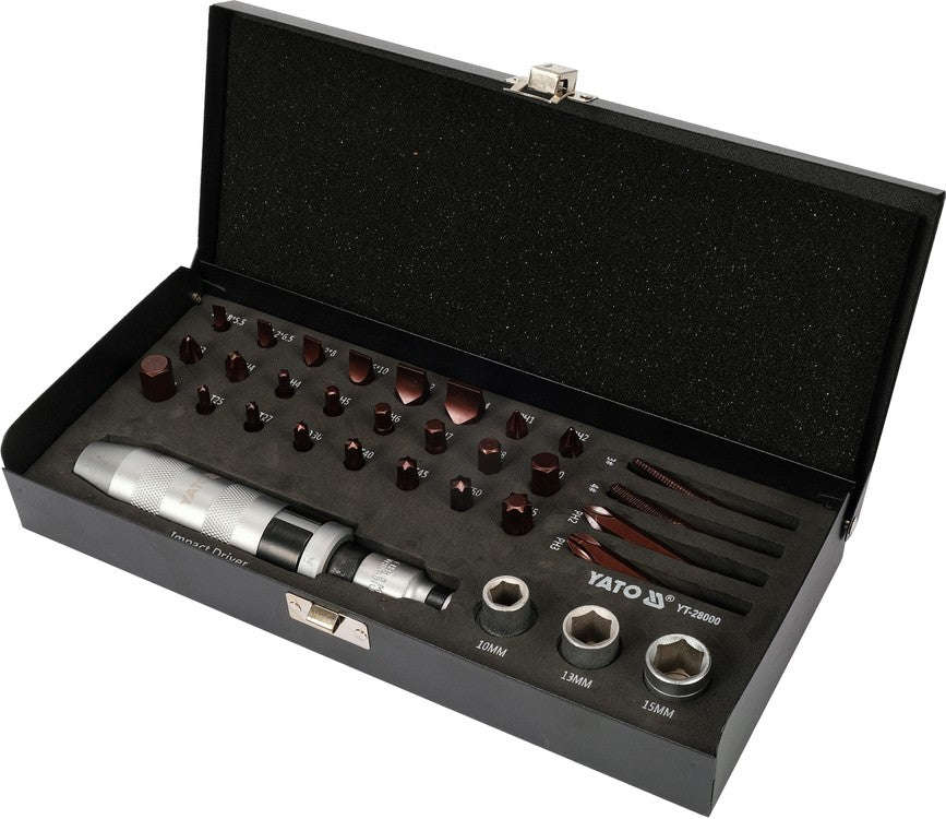 IMPACT SCREWDRIVER BITS SET 32PCS (YT-28000)