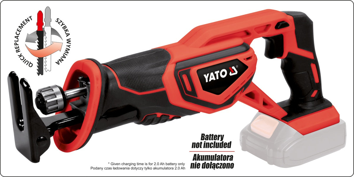 RECIPROCATING SAW 18V - BODY (YT-82815)