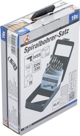 HSS TWIST DRILL SET | 1 - 10 MM | 19 PCS. (2010)