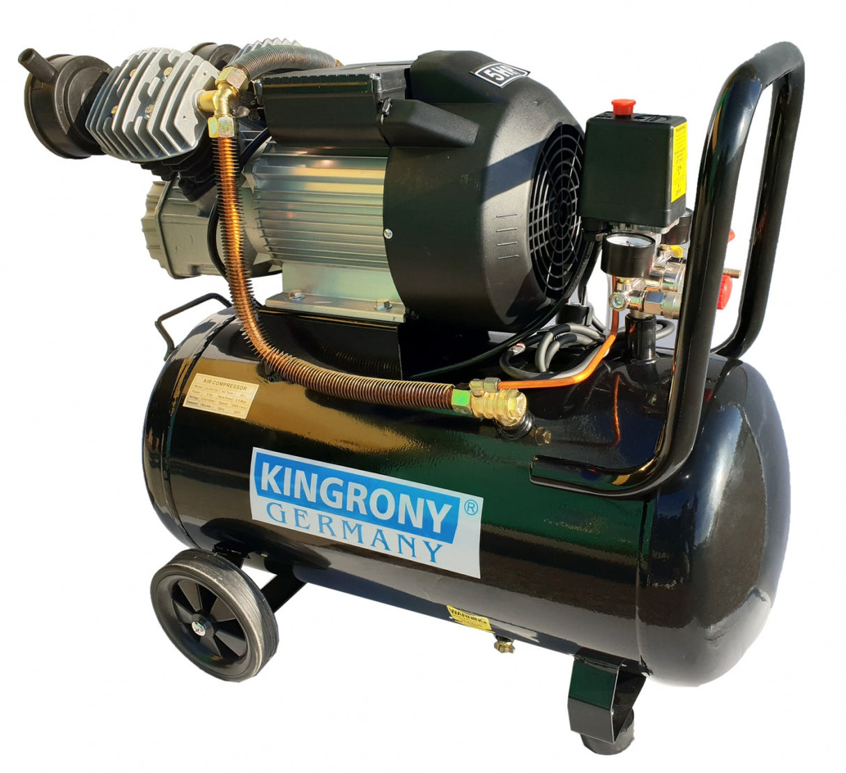 AIR COMPRESSOR | 2 CYLINDERS | 50L | 250L/MIN | 5.0HP (LX2047-50L)