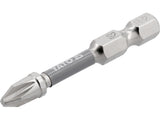 SCREWDRIVER BITS 1/4 50MM PH2 2 PCS NI (YT-78021)