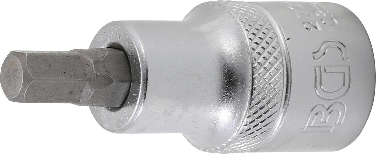 BIT SOCKET | LENGTH 55 MM | 12.5 MM (1/2") DRIVE | INTERNAL HEXAGON 9/32" (2734)