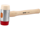 PU & NYLON HEADS MALLET W.WOOD.HANDLE 60 (YT-4634)