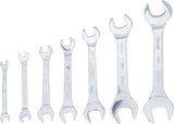 DOUBLE OPEN END SPANNER SET | EXTRA FLAT | 6 - 23 MM | 7 PCS. (9019)