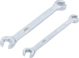 DOUBLE RING SPANNER SET, OPEN TYPE | 10 X 11 / 12 X 13 MM | 2 PCS. (1755)