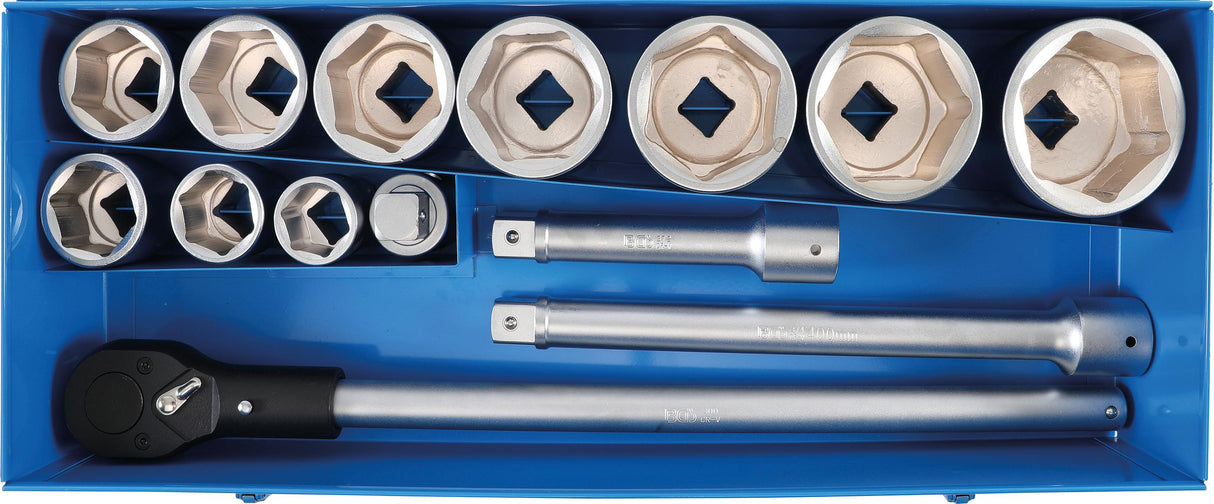 SOCKET SET | 25 MM (1") DRIVE | 15 PCS. (1210)