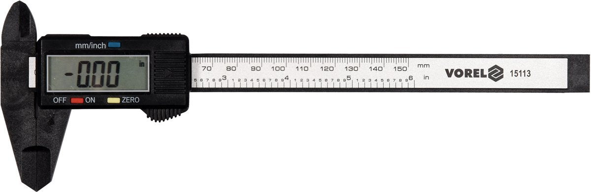 CARBON FIBER VERNIER 150MM (15113V)