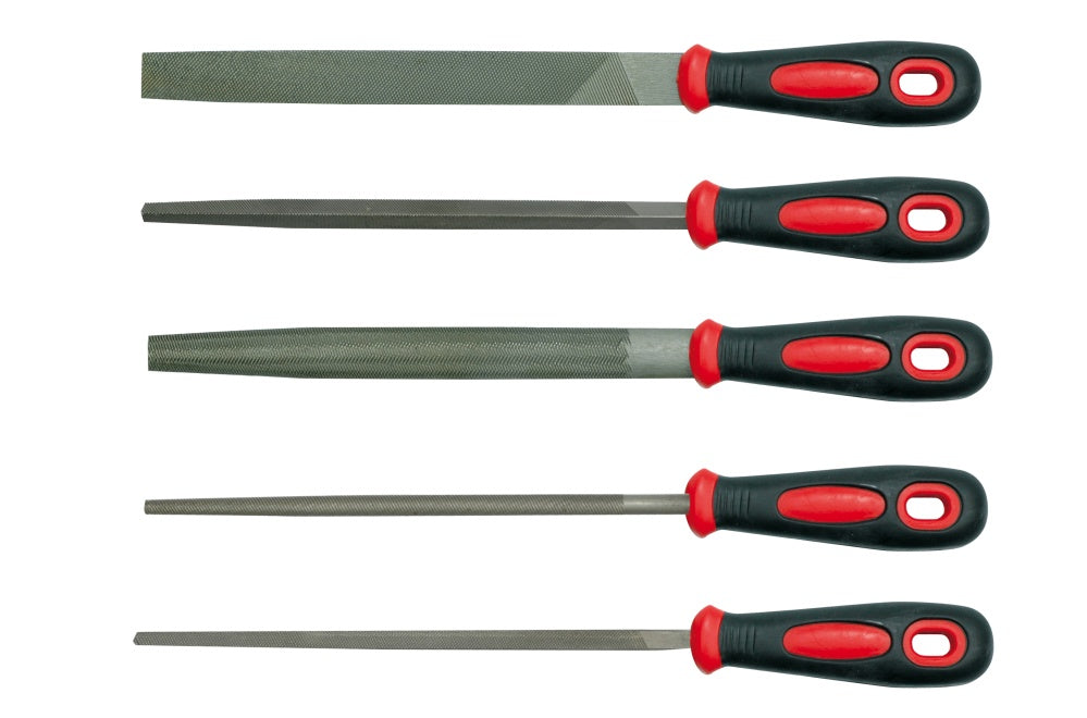 STEEL FILE SET 200MM 5PCS (25166)