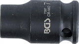IMPACT SOCKET, HEXAGON | 6.3 MM (1/4") DRIVE | 7 MM (7287)
