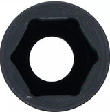 IMPACT SOCKET HEXAGON, DEEP | 12.5 MM (1/2") DRIVE | 19 MM (7219)