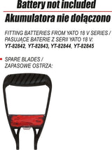 GRASS TRIMMER 18V 2IN1 - BODY (YT-85015)