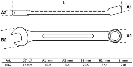 COMBINATION SPANNER | 17 MM (1067)