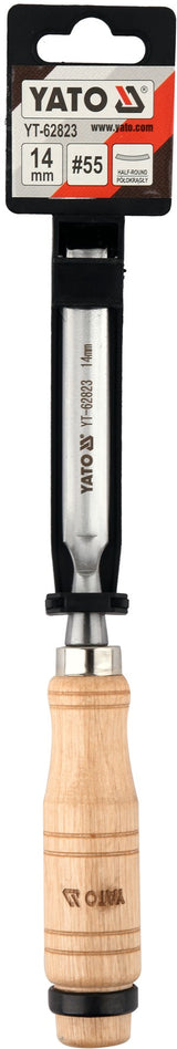 HALF-ROUND WOOD CHISEL 14MM (YT-62823)