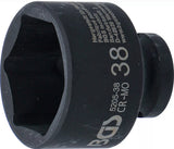 IMPACT SOCKET, HEXAGON | 12.5 MM (1/2") DRIVE | 38 MM (5205-38)