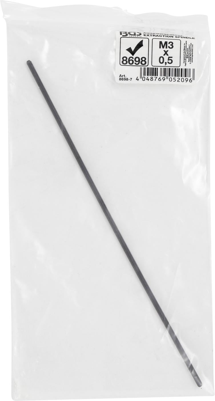 EXTRACTOR SPINDLE | FOR ART. 8698 | M3 X 0,5 X 100 MM (8698-7)