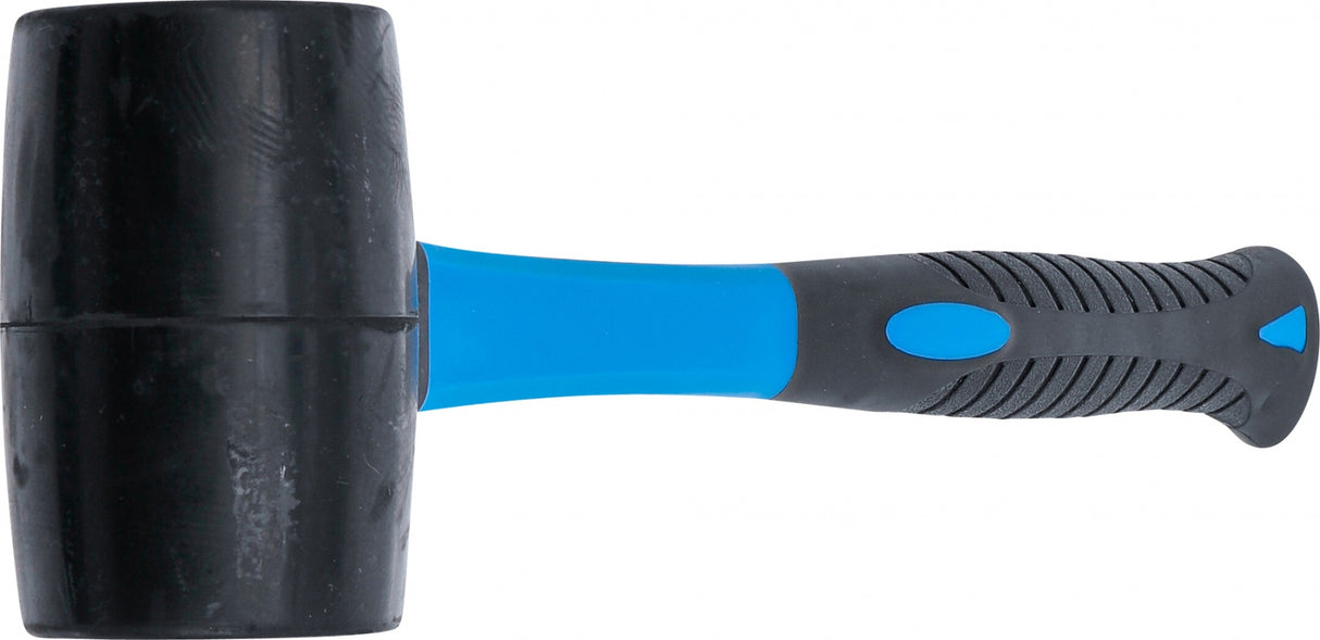 RUBBER MALLET | FIBREGLAS SHAFT | BLACK HEAD | Ø 60 MM | 500 G (1961)