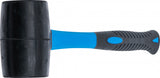 RUBBER MALLET | FIBREGLAS SHAFT | BLACK HEAD | Ø 60 MM | 500 G (1961)
