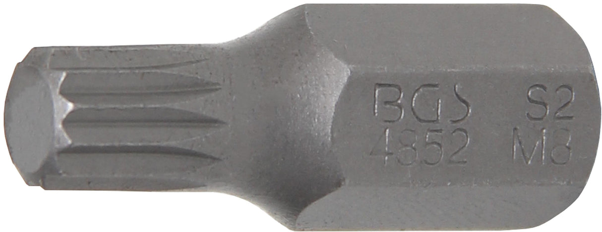 BIT | LENGTH 30 MM | 10 MM (3/8") DRIVE | SPLINE (FOR XZN) M8 (4852)