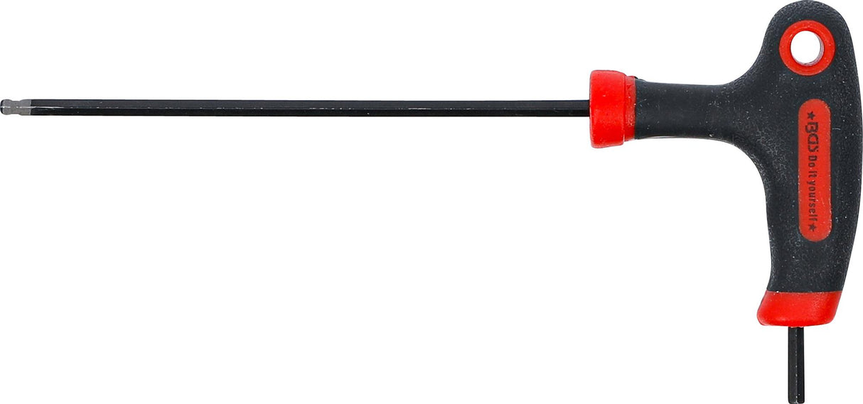 T-HANDLE L-TYPE WRENCH | INTERNAL HEXAGON / INTERNAL HEXAGON WITH BALL HEAD | 3 MM (7882-3)