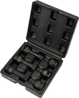 SPLINE IMPACT SOCKET SET 1/2" (YT-10652)