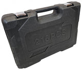 TOOL SET | CR-V | 72Z | 6.3 MM (1/4") / 10 MM (3/8") / 12.5 MM (1/2") | 216 PCS. (SK216)