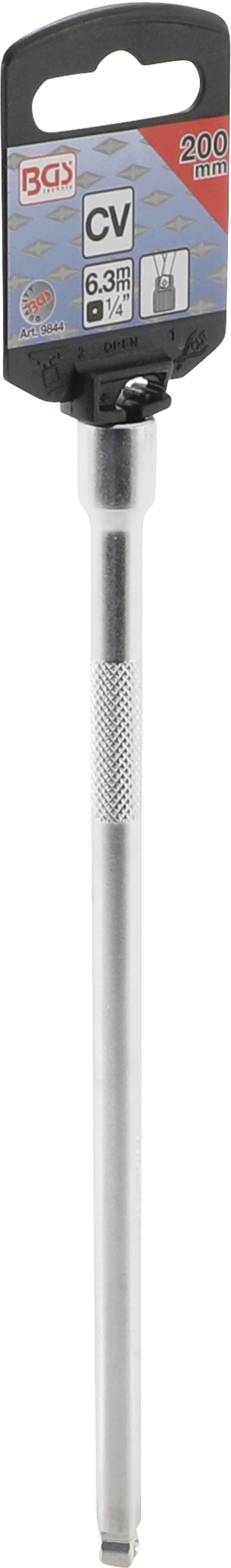 "WOBBLE" EXTENSION BAR | 6.3 MM (1/4") | 200 MM (9844)