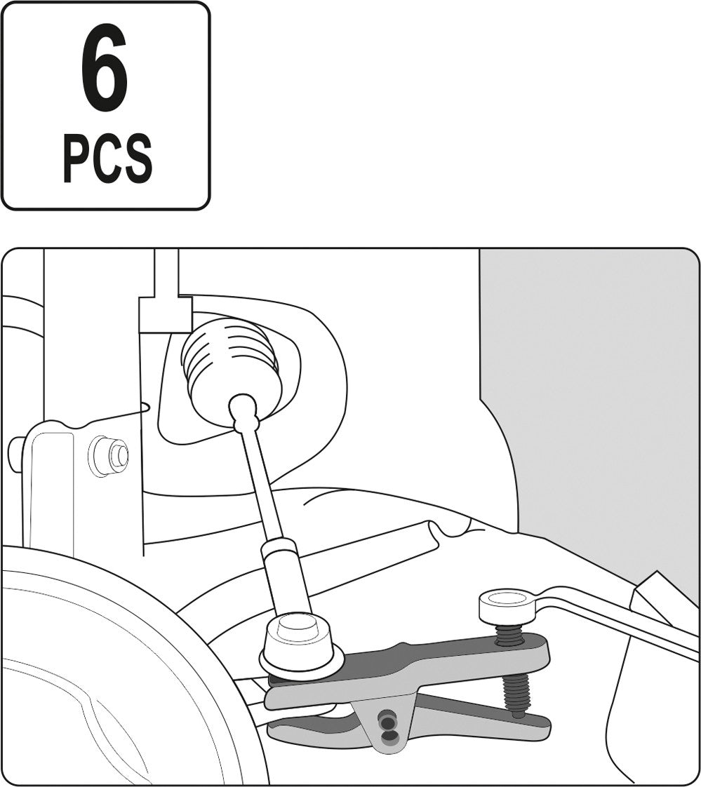 FRONT END BALL SERVICE SET 6PCS (YT-06157)