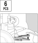 FRONT END BALL SERVICE SET 6PCS (YT-06157)