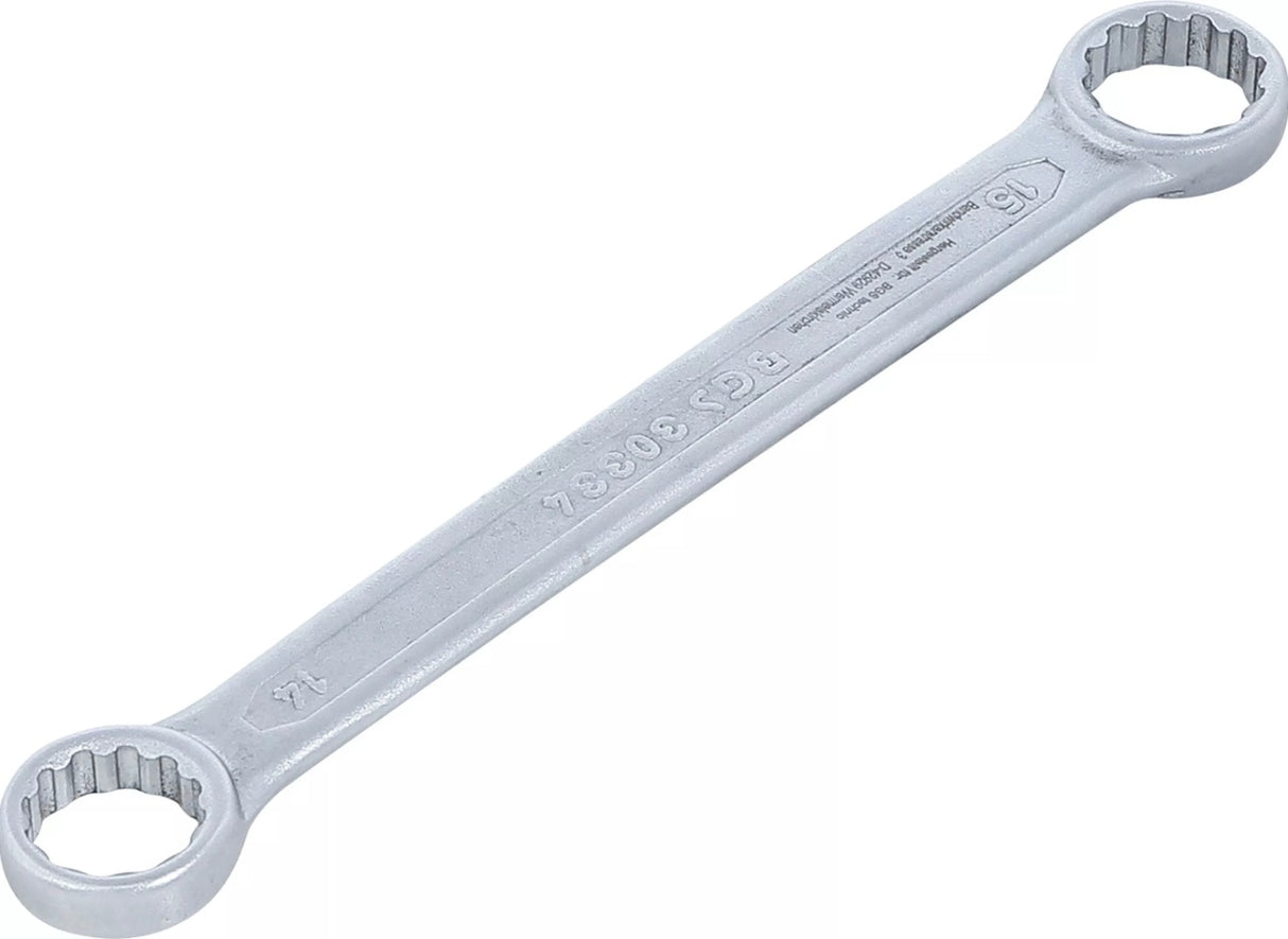 DOUBLE RING SPANNER | EXTRA FLAT | 14 X 15 MM (30334)