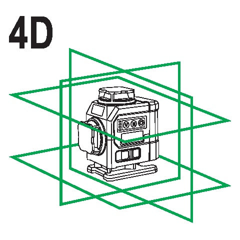 4D MINI GREEN LASER WITH ACCESSORIES (YT-30419)