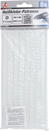 GLUE STICKS | TRANSPARENT | Ø 11 MM, 200 MM | 8 PCS. (80857)