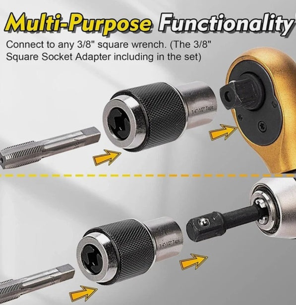 TAP HOLDERS | ADJUSTABLE | UP TO 4 MM / 7 MM | 2 PCS. (TS2A)