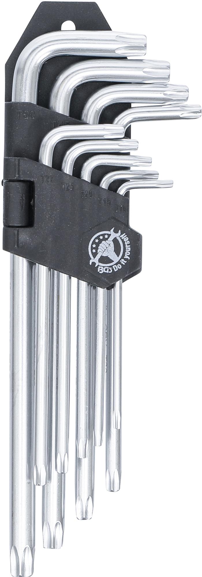 L-TYPE WRENCH SET | LONG | T-STAR (FOR TORX) | T10 - T50 | 9 PCS. (816)