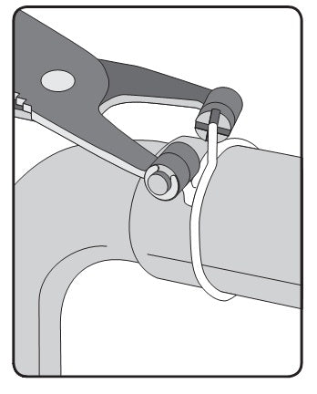 CURVED HOSE CLAMP PLIERS "STAHLBERG" (H1028)