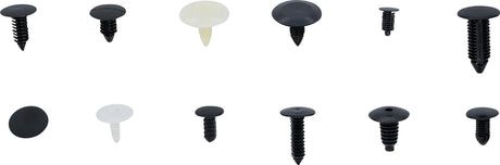 FIR TREE CLIP ASSORTMENT FOR GM, VW, CHRYSLER, BMW, NISSAN, FORD | 340 PCS. (9055)