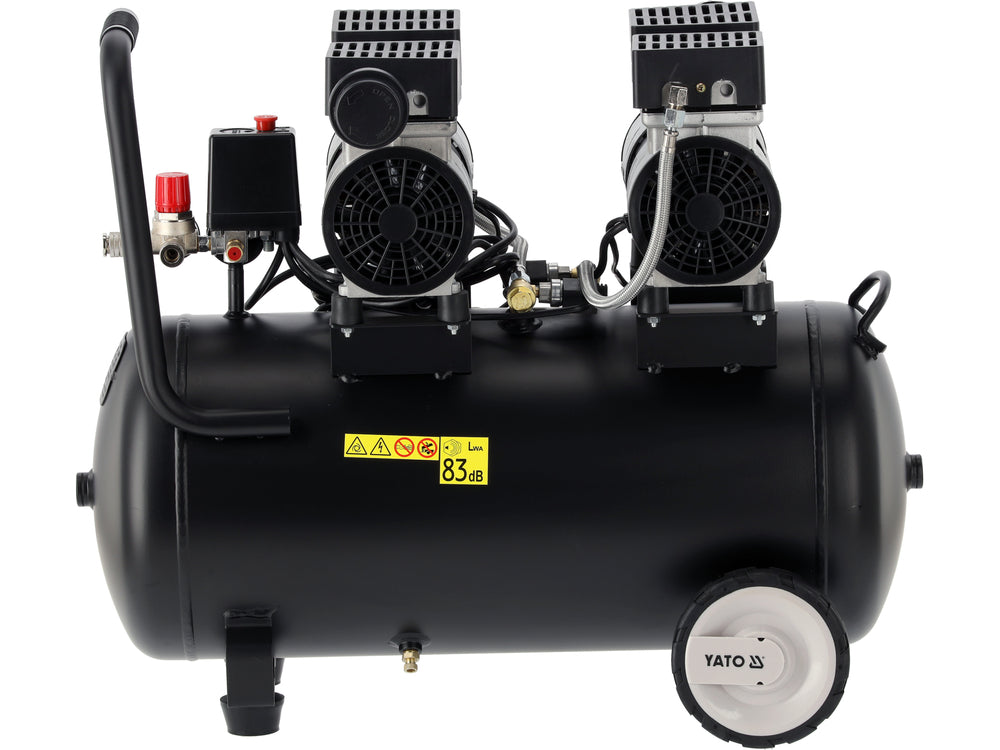 AIR COMPRESSOR SILENT | OIL-FREE | 50L/0.8MPA/8BAR/115PSI/280L/MIN | 1500 W (YT-23345)