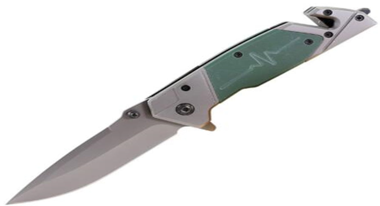 FOLDING KNIFE | 3-IN-1 | STAINLESS STEEL | 20.2 CM (SK3)