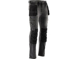 STRETCH JEANS TROUS. STEEL GREY S. S (YT-79060)