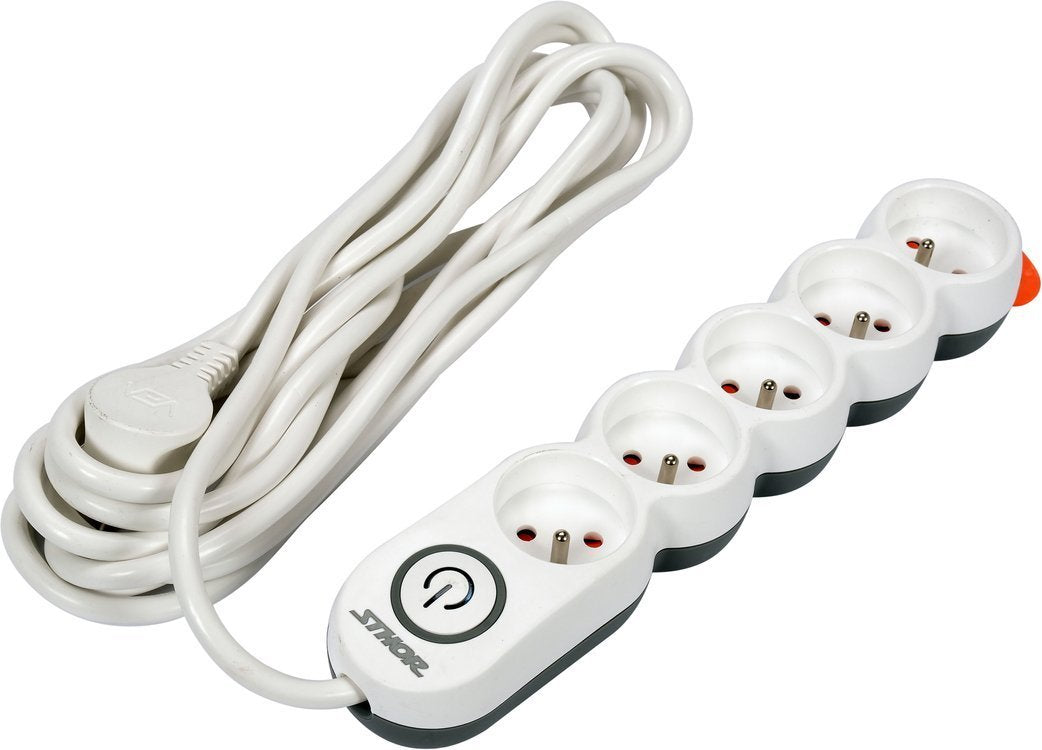 POWER STRIP W. GROUND 5S 5M (72358)