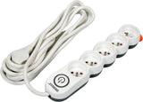 POWER STRIP W. GROUND 5S 5M (72358)