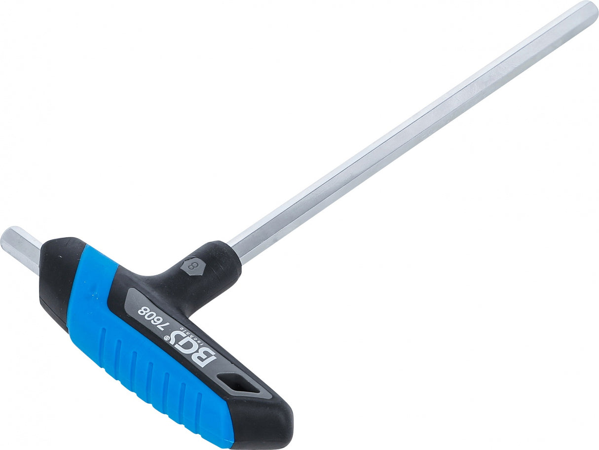 SCREWDRIVER WITH T-HANDLE | INTERNAL HEXAGON | 8 MM (7608)