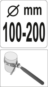 BELT OIL WRENCH 100-200MM (YT-0825)